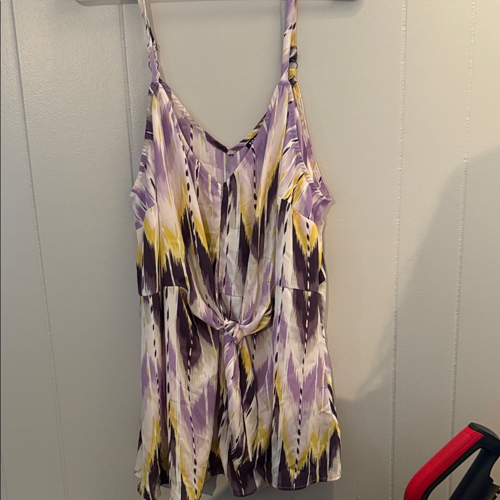 Torrid Purple and Yellow Camisole Top